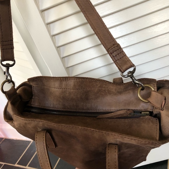 fashionable local and global distressed leather purse - Picture 4 of 10